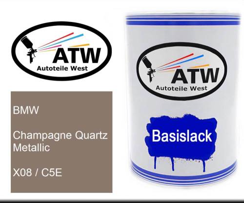 BMW, Champagne Quartz Metallic, X08 / C5E: 500ml Lackdose, von ATW Autoteile West.